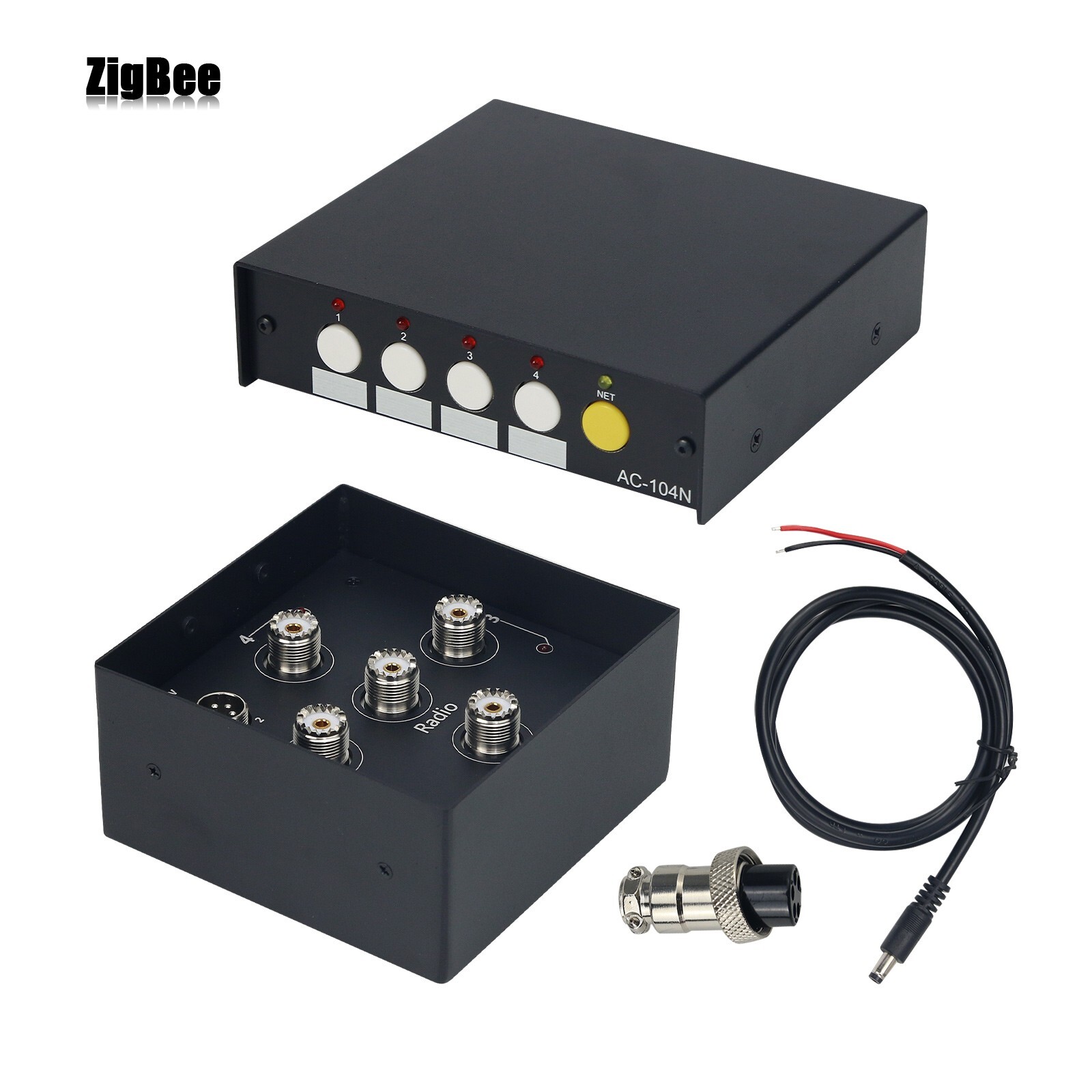 AS104 Automatic HF Shortwave Antenna Switcher with AC104N Web Remote Control
