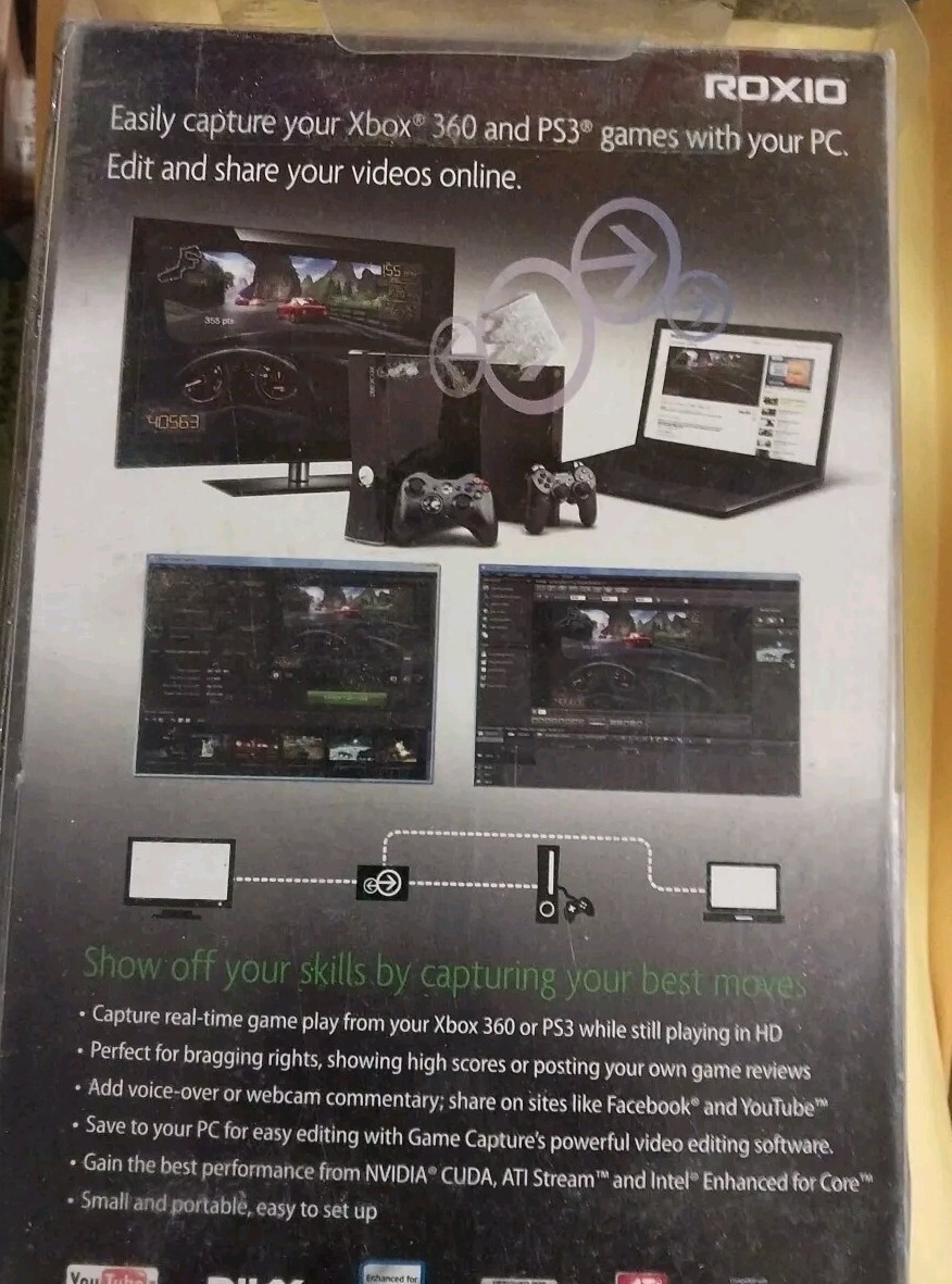 Roxio Game Capture 248400- Capture real-time gameplay