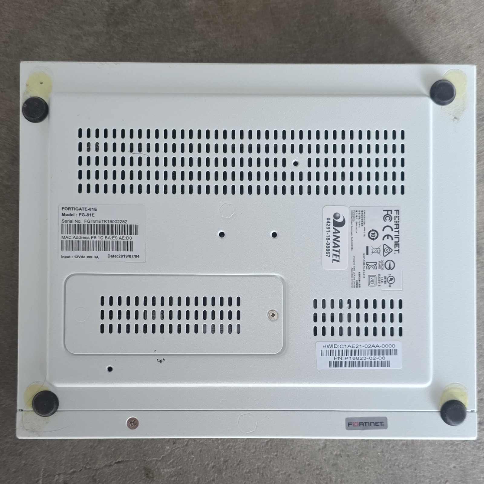 Fortinet FortiGate 81E FG-81E Firewall VPN Hardware Device Universal OS