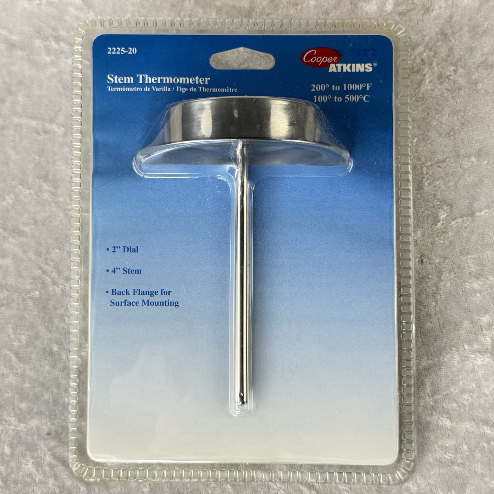 Cooper-Atkins Stem Thermometer - 2225-20 - New, Sealed