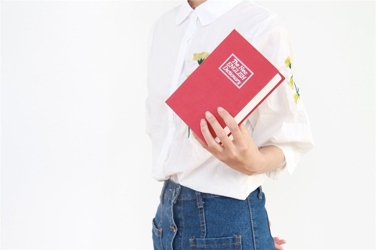 Small Metal Book Safe with Combination Lock - Secure Your Valuables Elegantly