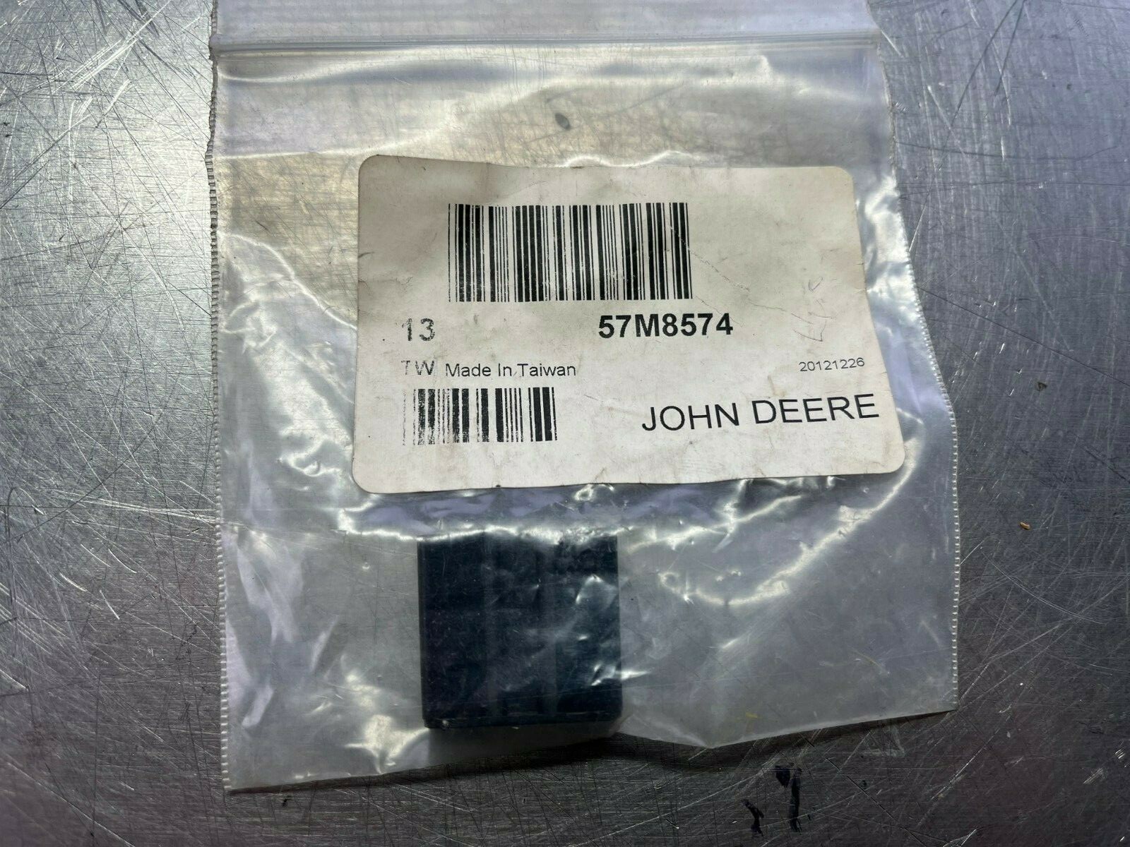 57M8574  Genuine OEM John Deere  ELECTRICAL CONNECTOR HOUSING