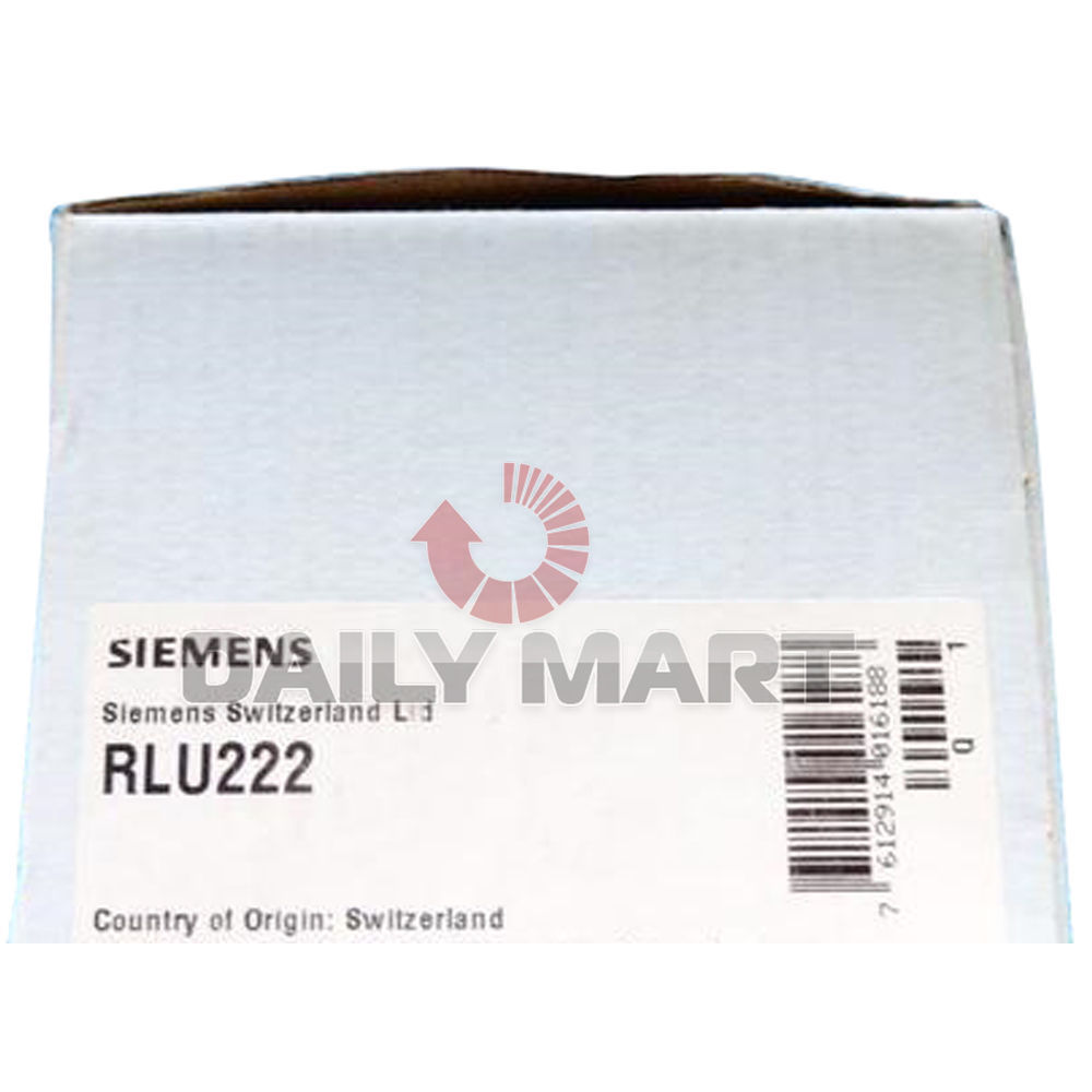 New in Box Siemens RLU222 Heating Controller Unit 5-Inputs 4-Outputs 2AO 2DO NiB