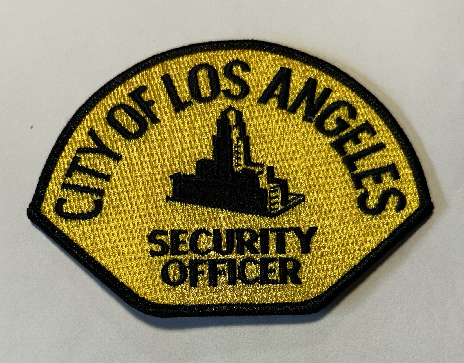 CALIFORNIA CA CITY OF LOS ANGELES SECURITY OFFICER PATCH GOLD #PDD60