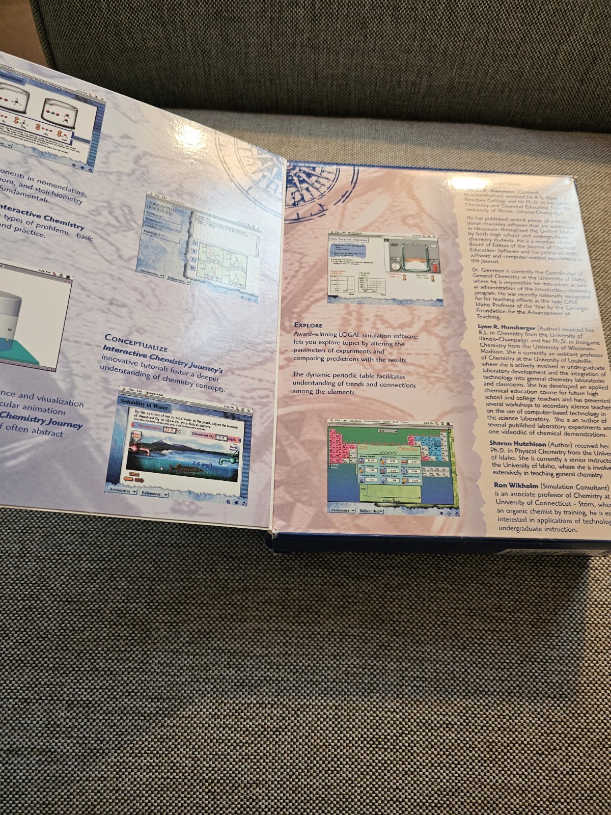 Interactive Chemistry Journey Leaning CD Opened Box