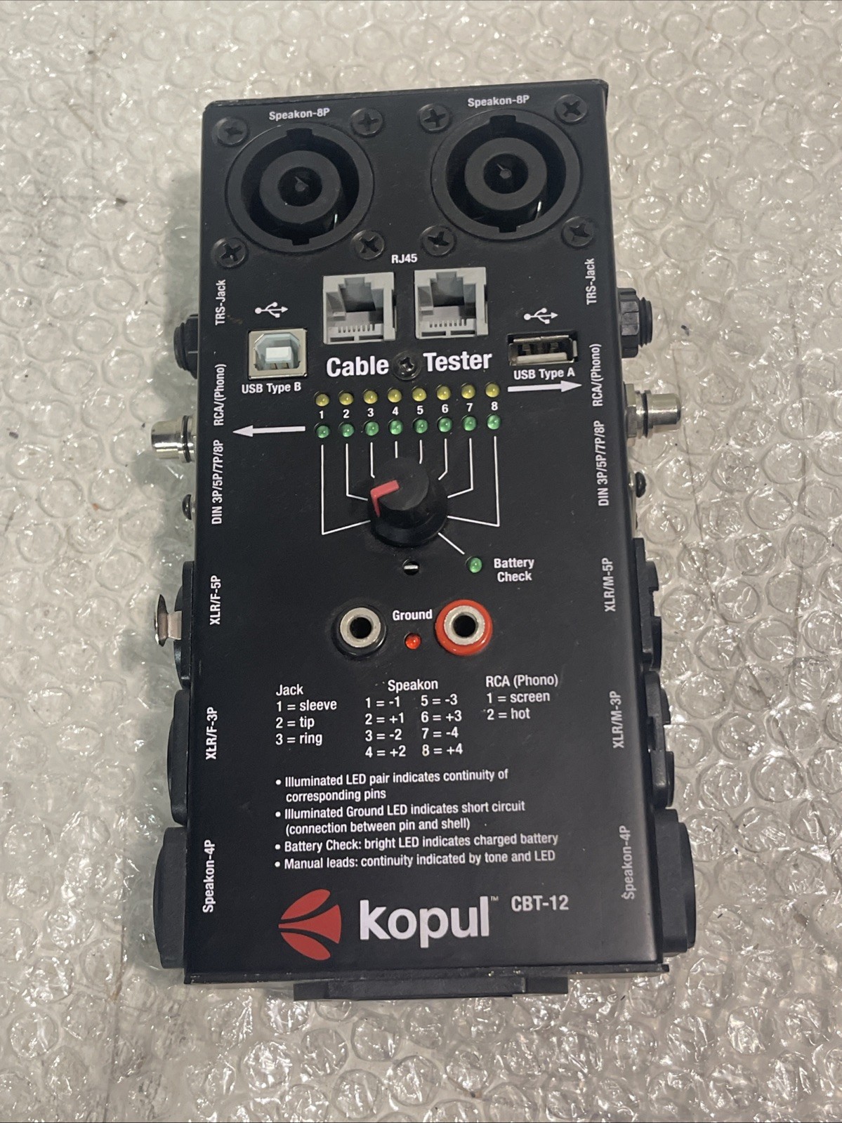 Kopul CBT-12 - 12-in-1 Cable Tester