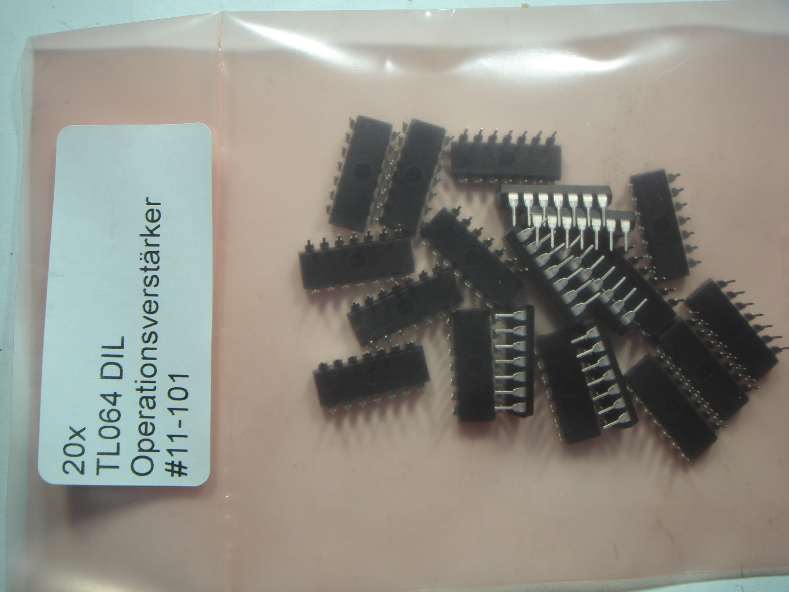 2x TL064 DIL Operational Amplifier #11-101