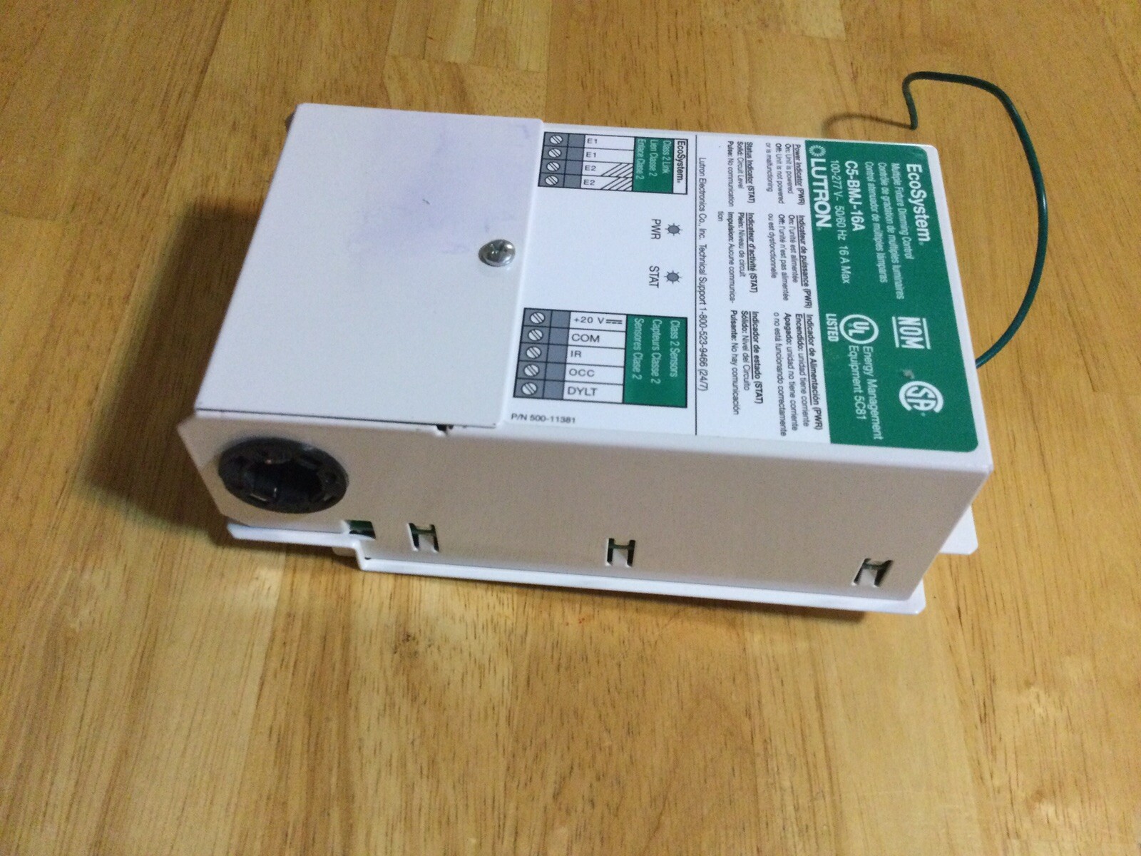 Lutron C5-BMJ-16A EcoSystem Multiple Fixture Dimming Control 100-277V 16A