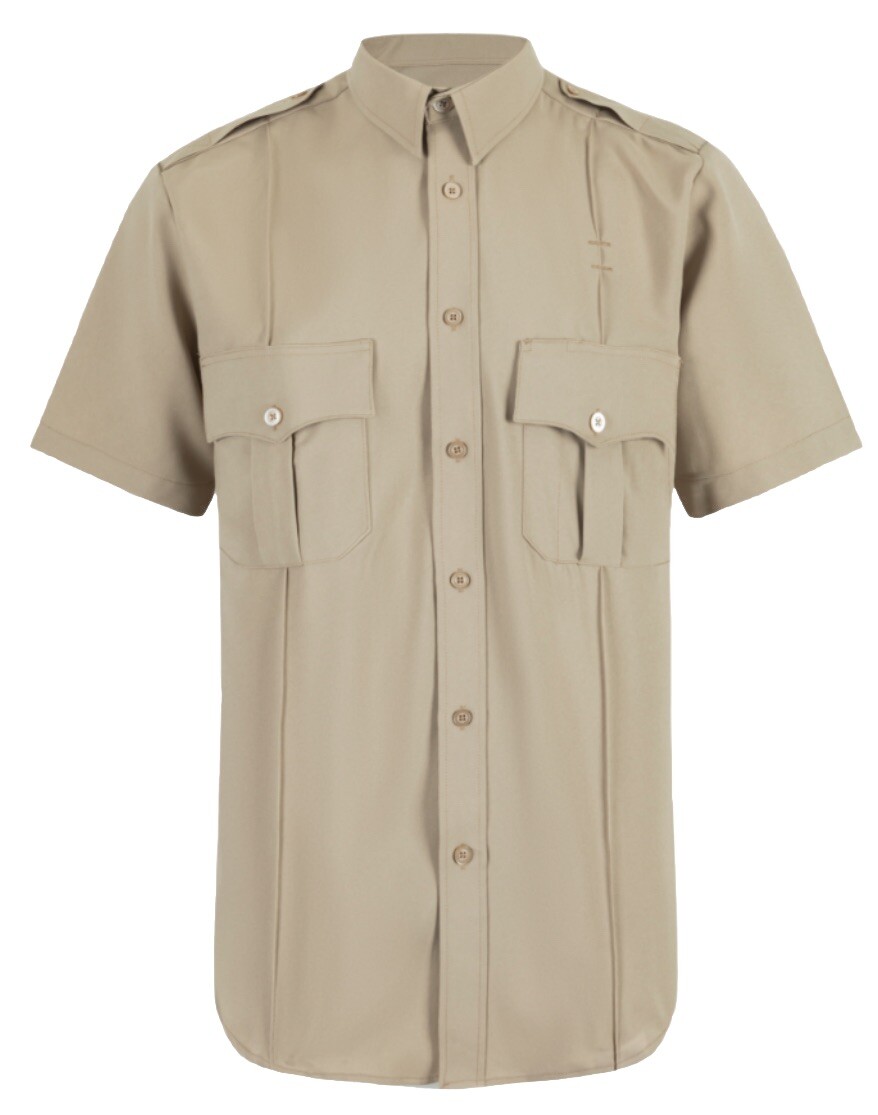 Uniform security guard police Beige  shirt short sleeve BUY 2 GET 1 FREE