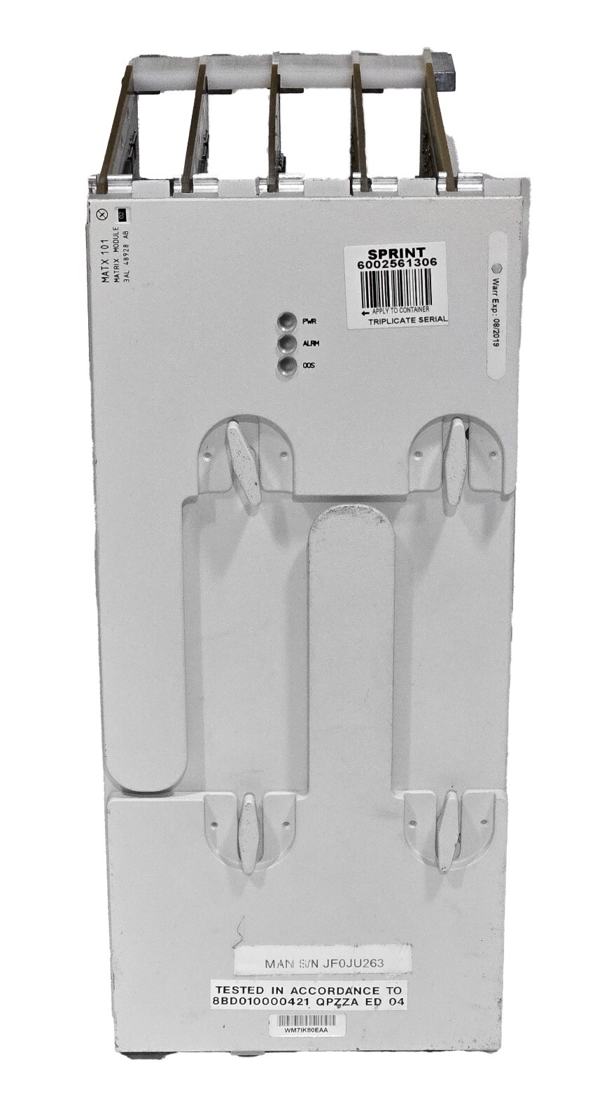 Alcatel OGM-1680 Matrix Module MATX 101 P/N: 3AL48928AB, CLEI/HECI: WM71K80EAA