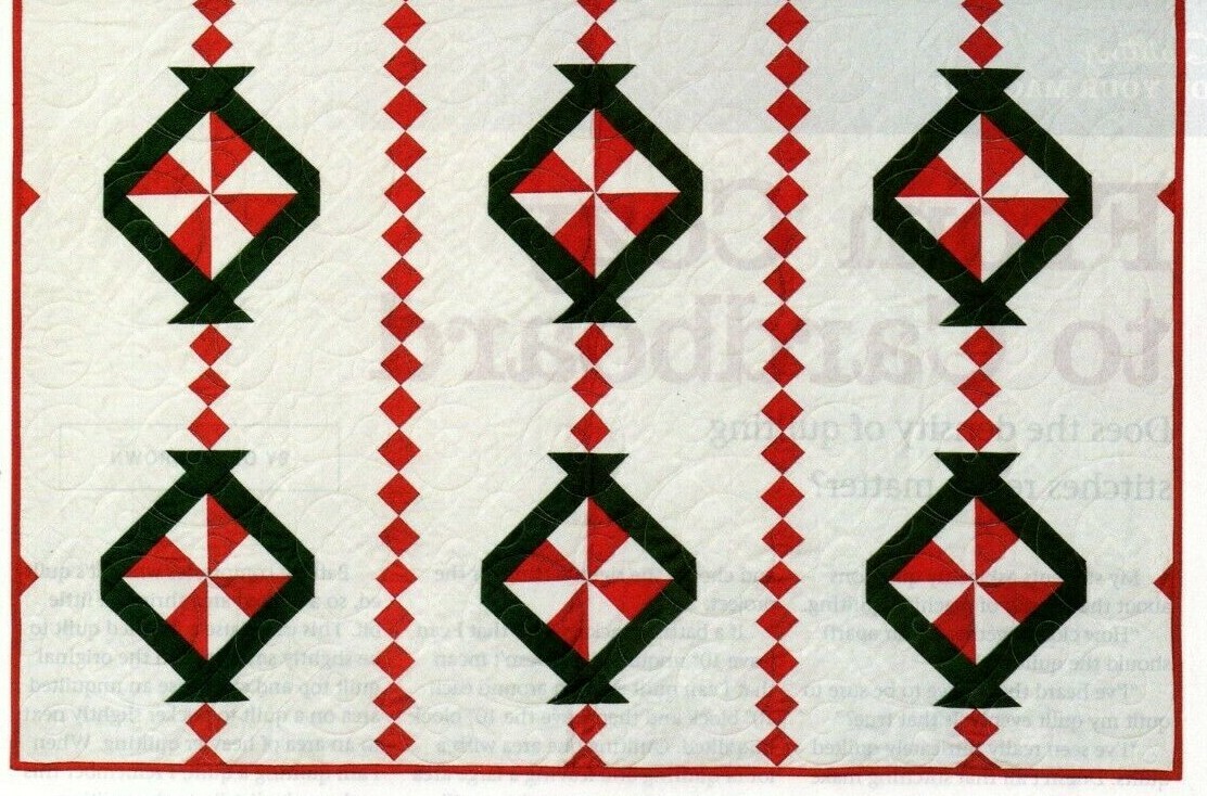 Peppermint Twist Quilt Pattern Pieced NS