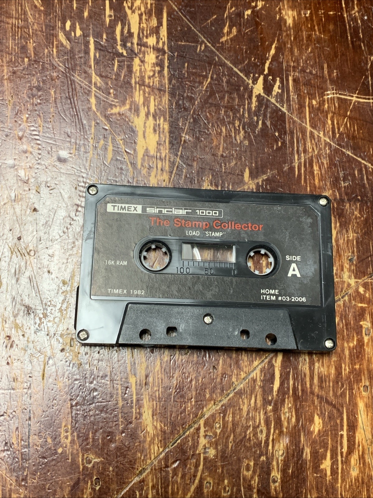 Timex Sinclair The Stamp Collector Vintage Computer Cassette Tape