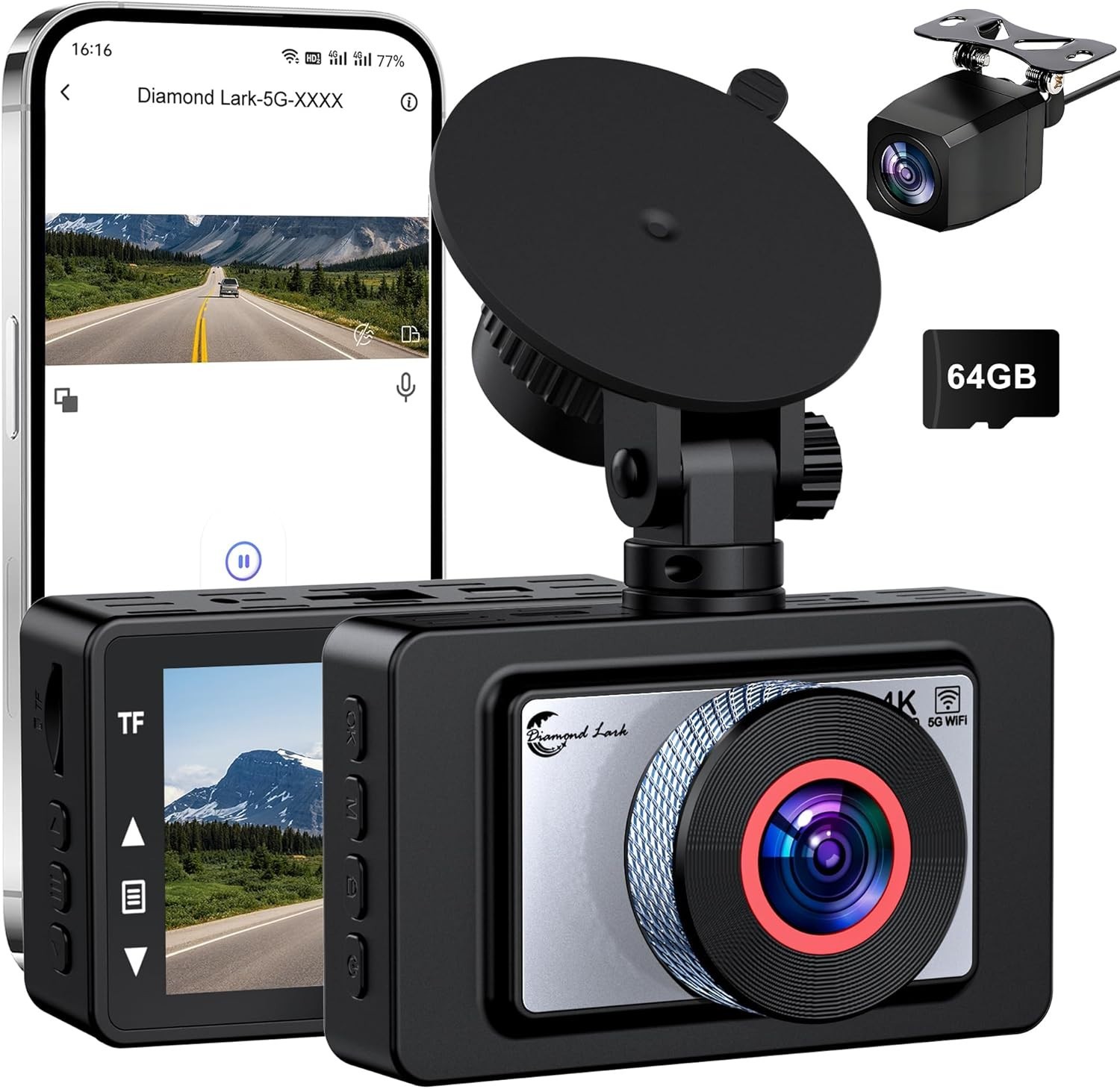 Semi Truck Dash Cam Best Rated Large Big Truck Trucker Uber Lyft,High Quality #1