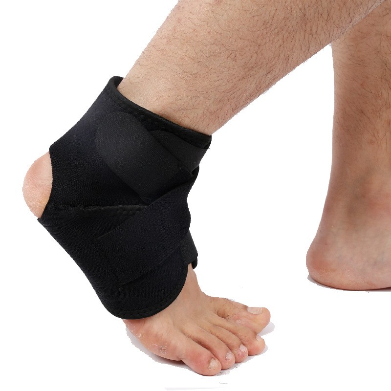 2× Adjustable Strap Sports Ankle Brace Breathable Compression Wrap Ankle Support