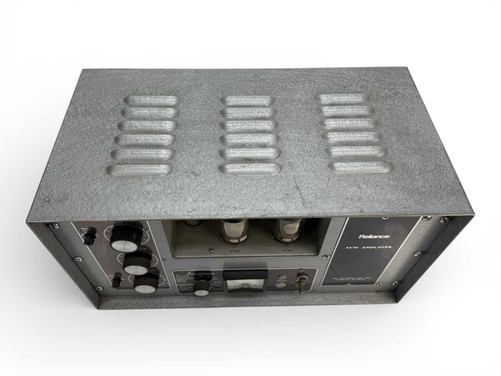 Vintage GEC Reliance valve amplifier