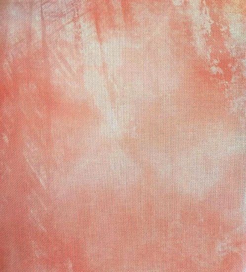 Peach Sunrise Designer Printed AIDA Fabric. Canvas for embroidery with an app...