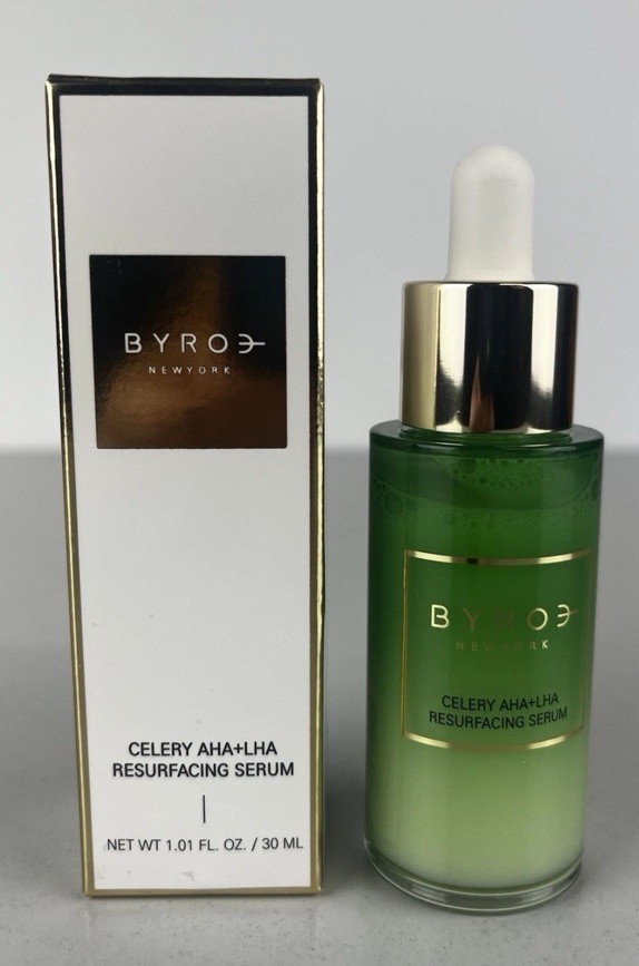 Byroe New York Celery AHA + LHA Resurfacing Serum - 1 fl oz/30ml - New in Box