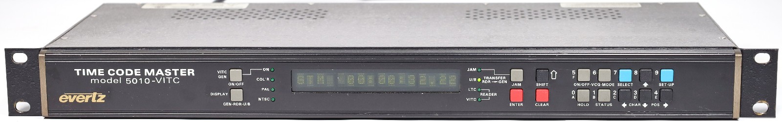Evertz 5010-VITC Time Code Master w/ Power Cable
