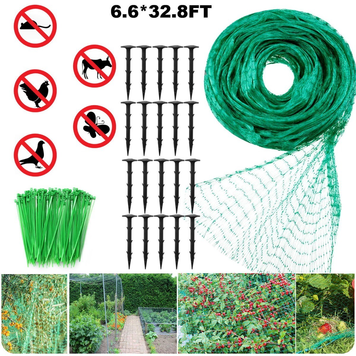 33FT Anti Bird Net Home Kitchen Durable Multipurpose