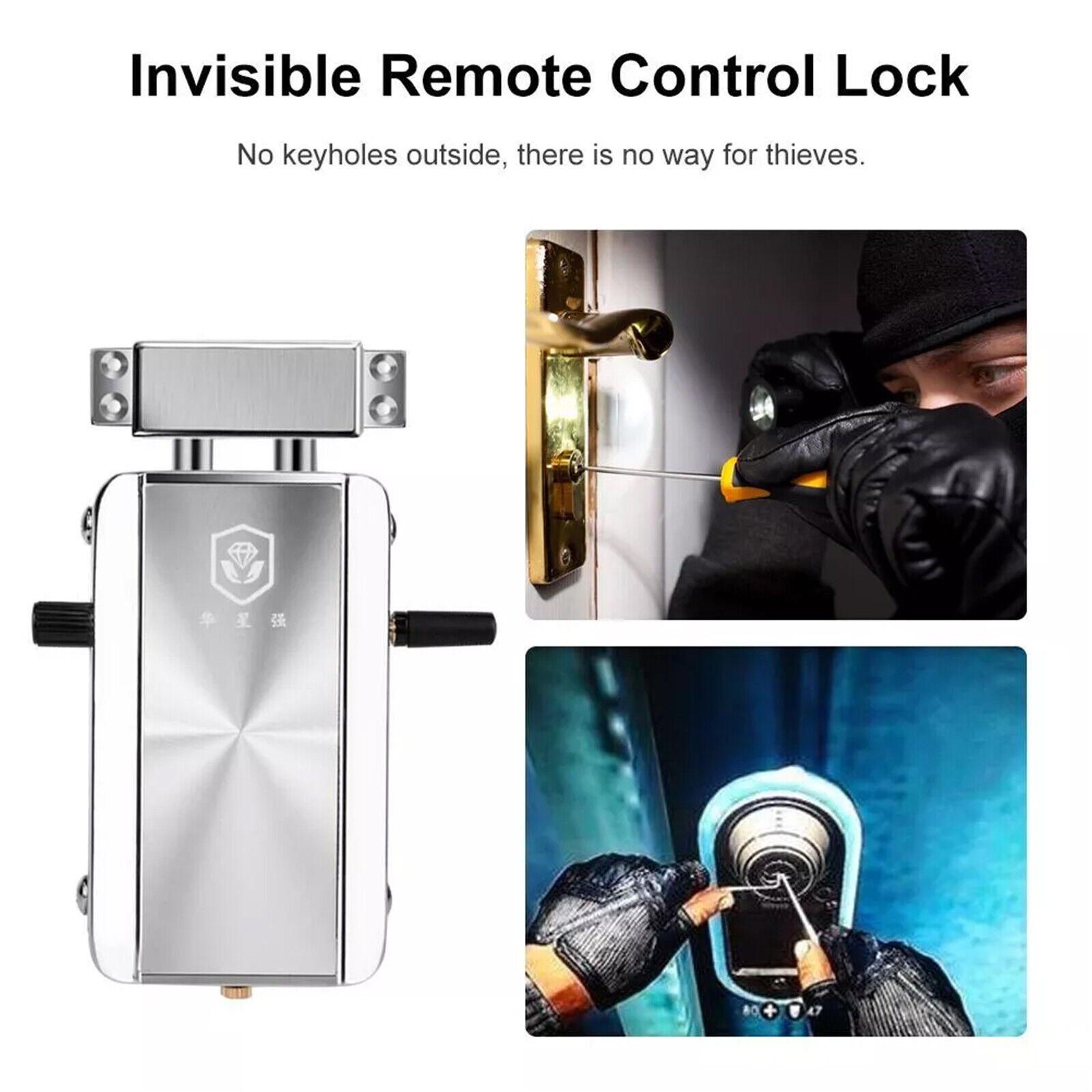 Bluetooth Remote Wireless Smart Door Lock Control Hidden Keyless Door Lock