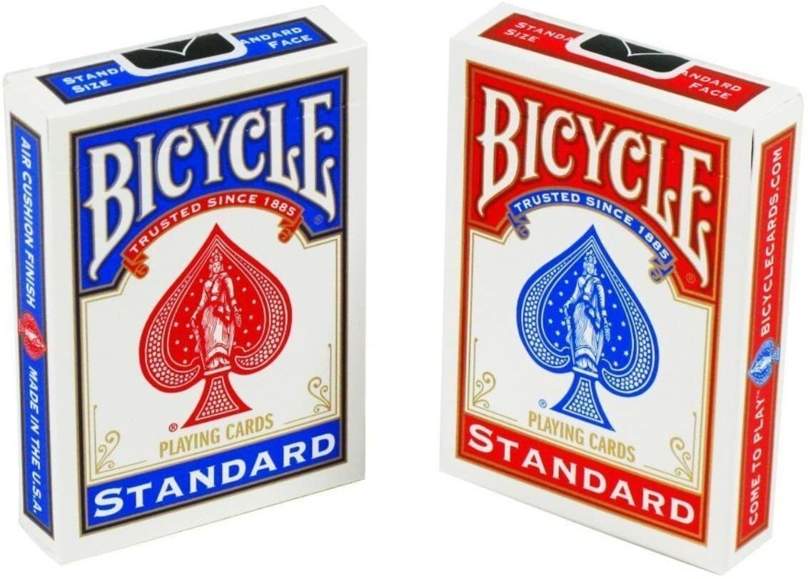 Bicycle One Way Force JOKER Deck Red or Blue Color Guarantee 125th 1885 B&W