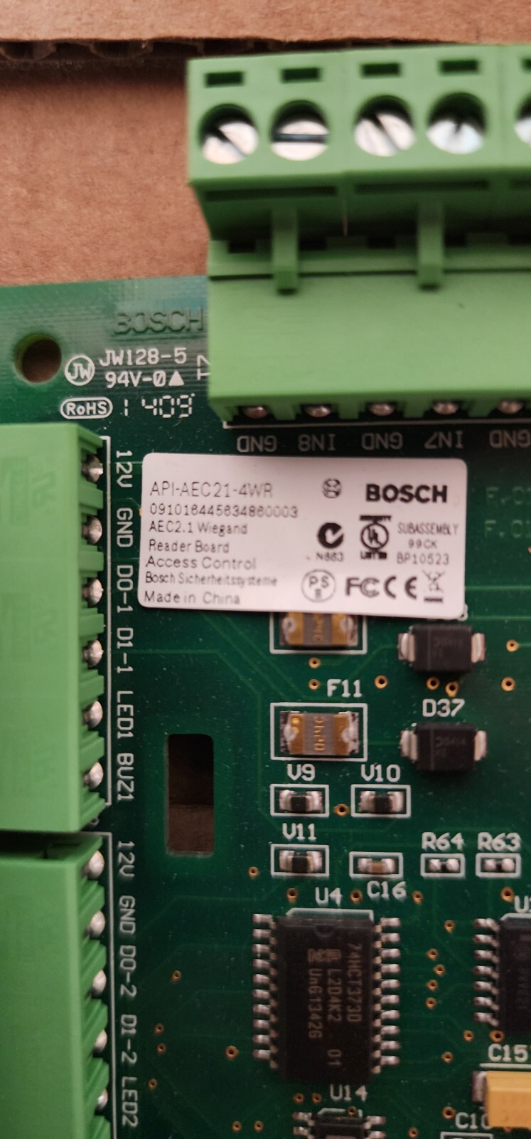 BOSCH API-AEC21-4WR Access Easy Controller 2.1 Reader Board - Wiegand