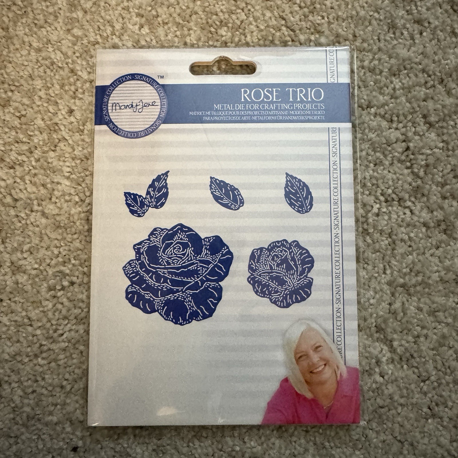 Mandy Jane Metal Craft Die Signature Collection Rose Trio