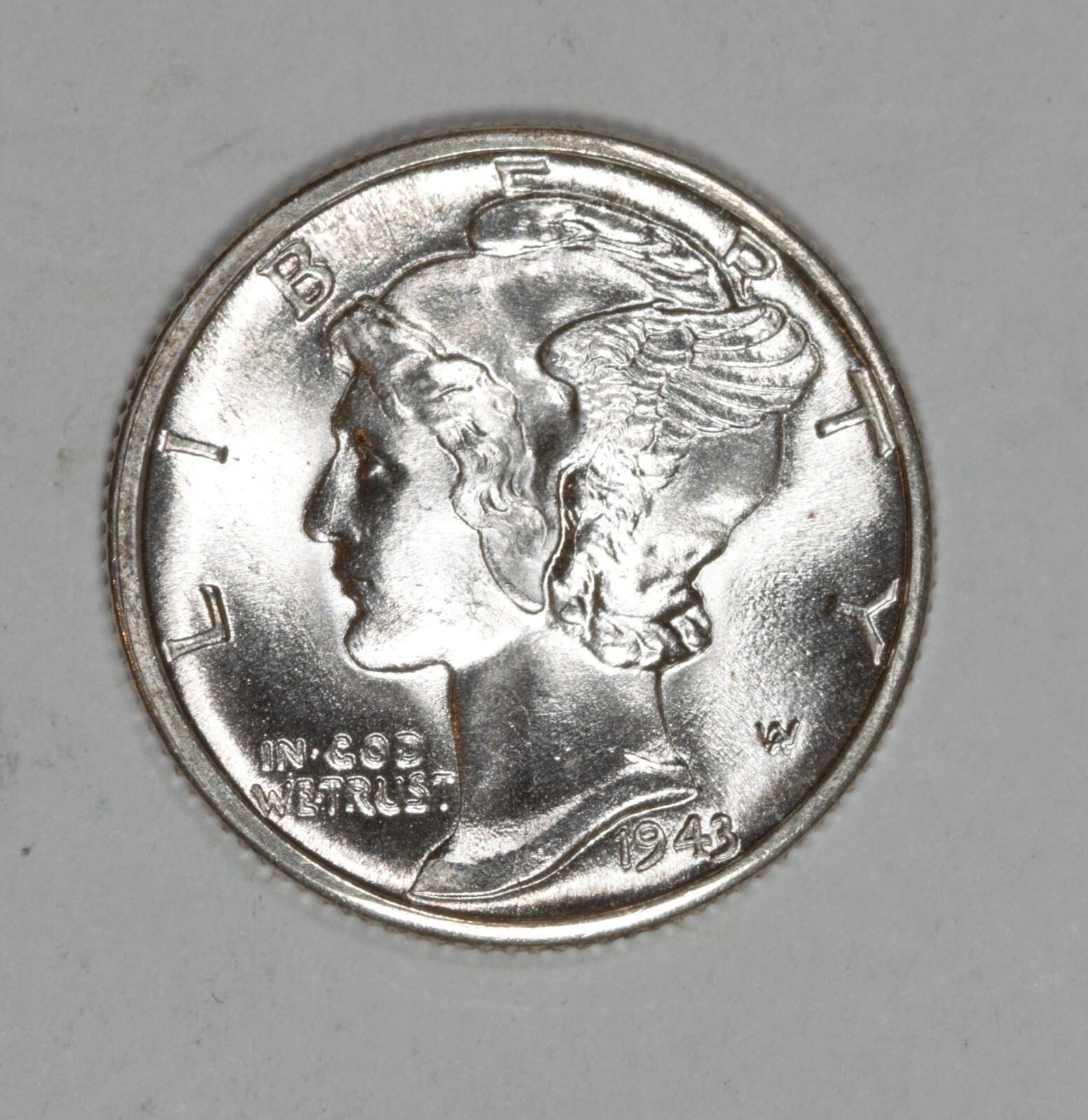 1943-D Mercury Dime MS FB Nice Coin! #9DMD