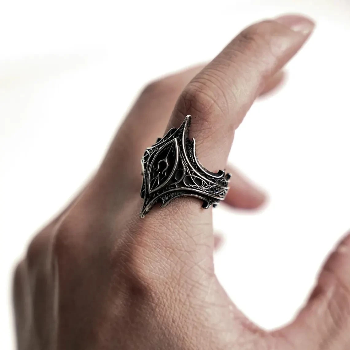 Prophecy– Gothic Ring Handmade Sterling Silver