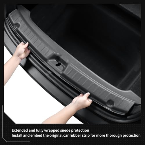 Trunk Mat & Bumper Guard for Tesla Model 2PCS Trunk Tailgate Mat+Bumper Guard