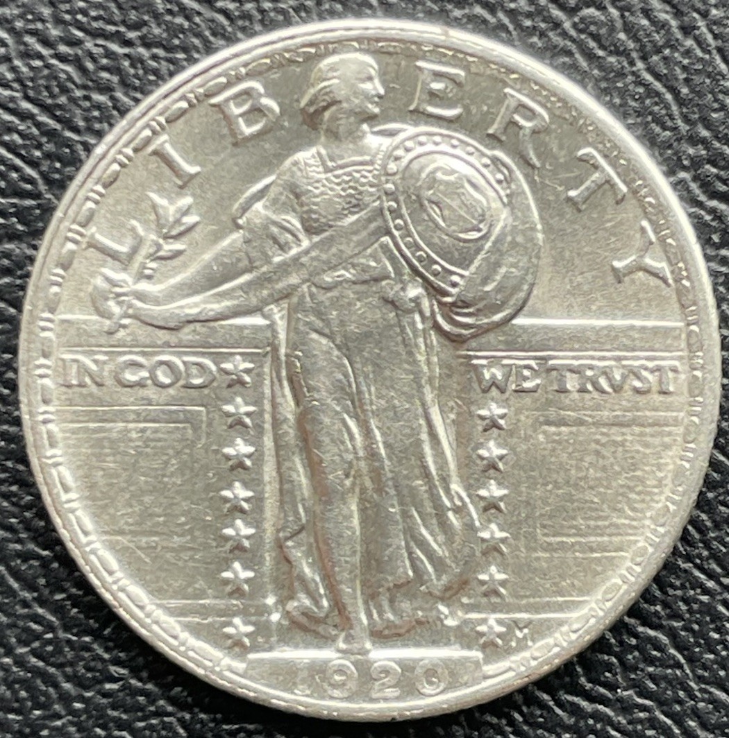 1920 P Standing Liberty Quarter High Grade Detail