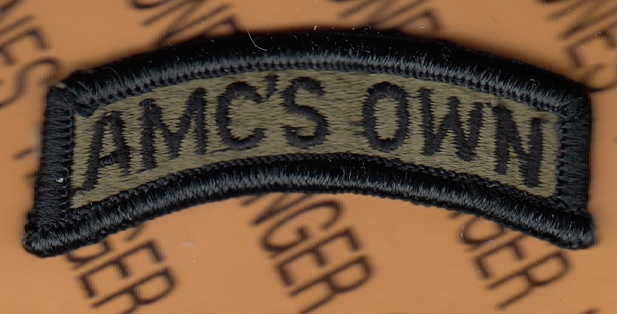 US Army AMC'S OWN Band Army Material Command OD Green BDU ~2.5" patch m/e