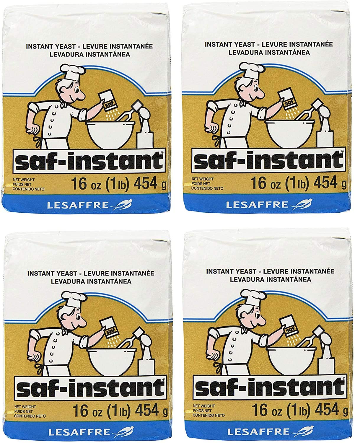 Lefre Instant Yeast, Ytpovo Gold, 4 Pound