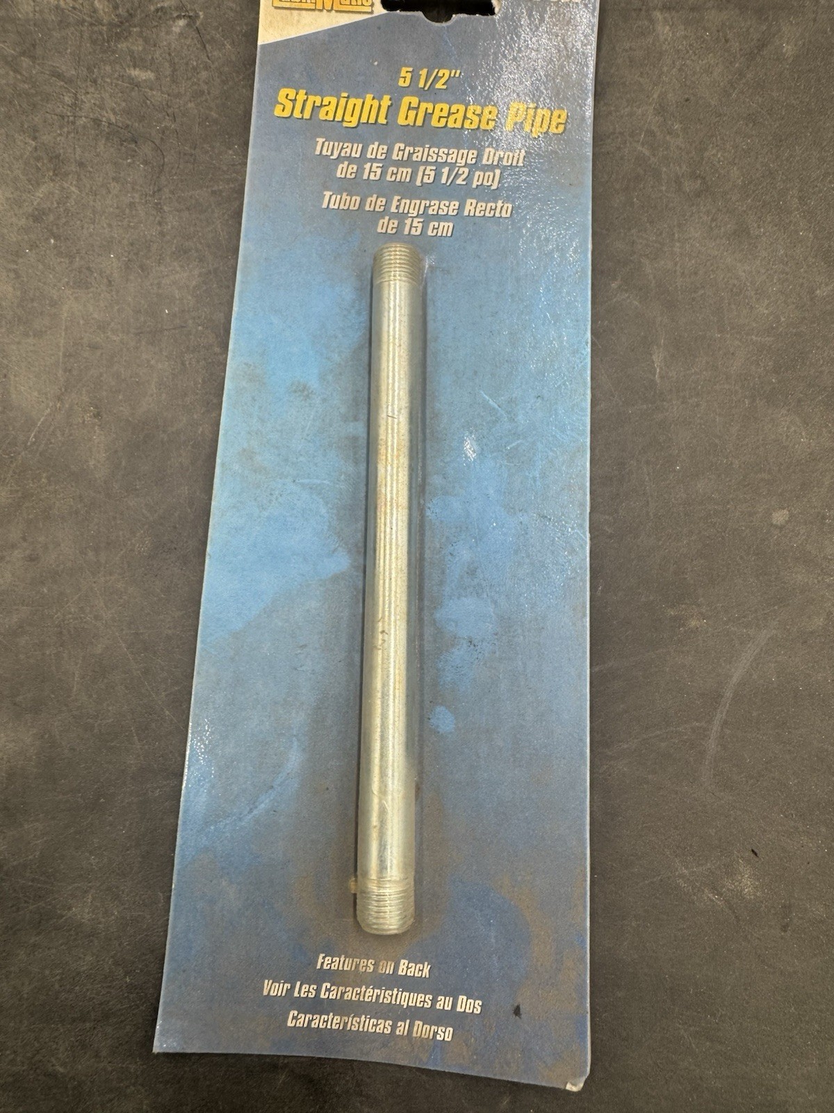 Plews 05-066 Straight Grease Pipe 5-1/2”