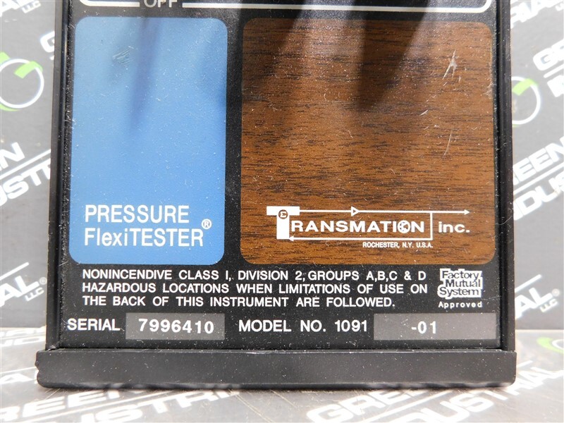 USED Transmation Inc. PD4120 Flexi-Module Pressure FlexiTESTER 1091-01 0-33 PSIG