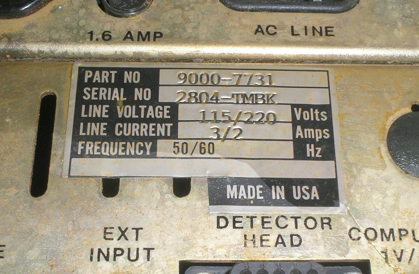 Power Supply Regulator Transformer Counter 9000-7731