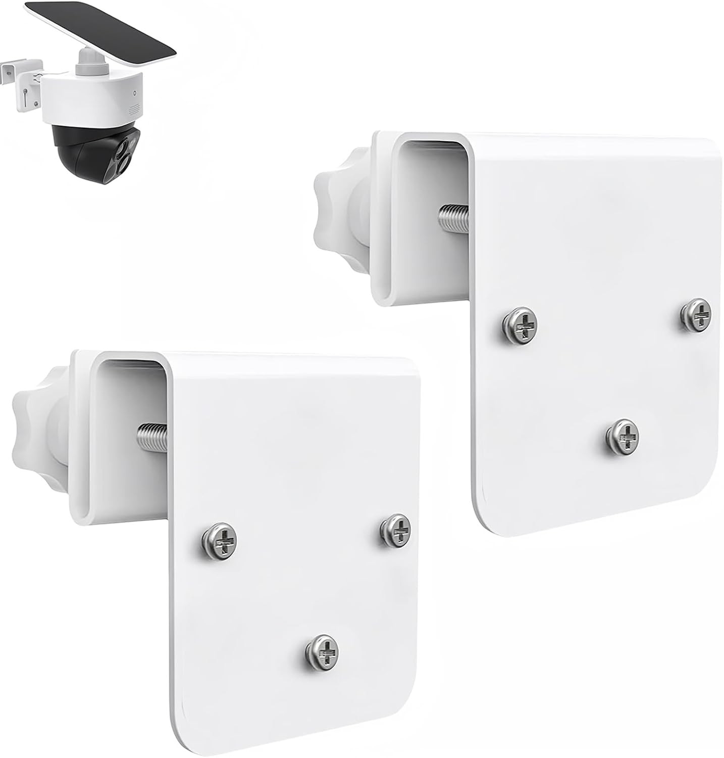 2 Pack Gutter Mount Bracket for Eufy Security Solocam S340/E30/E42 and 4G LTE
