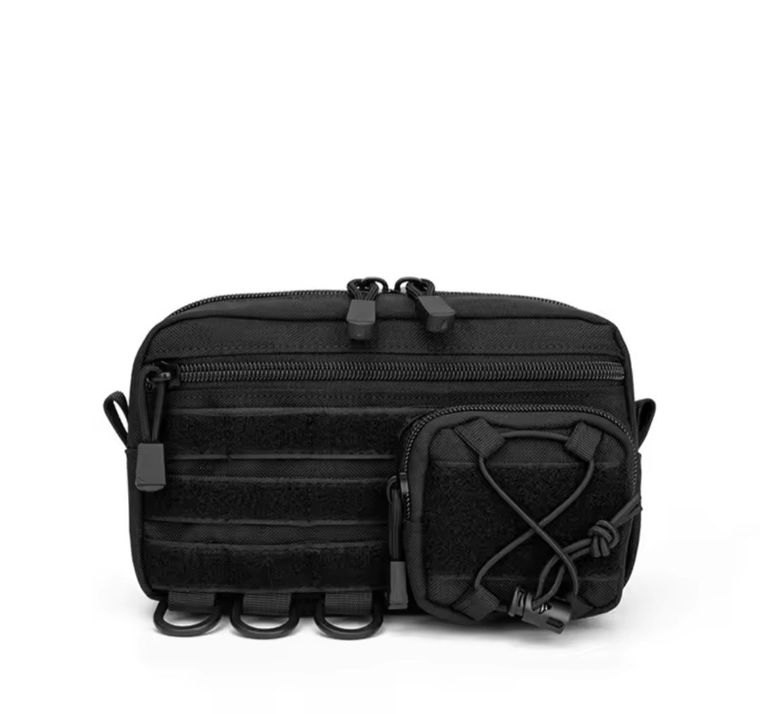 Tactical MOLLE Waist Bag Utility Pouch EDC Military Belt Pack Travel Outdoor