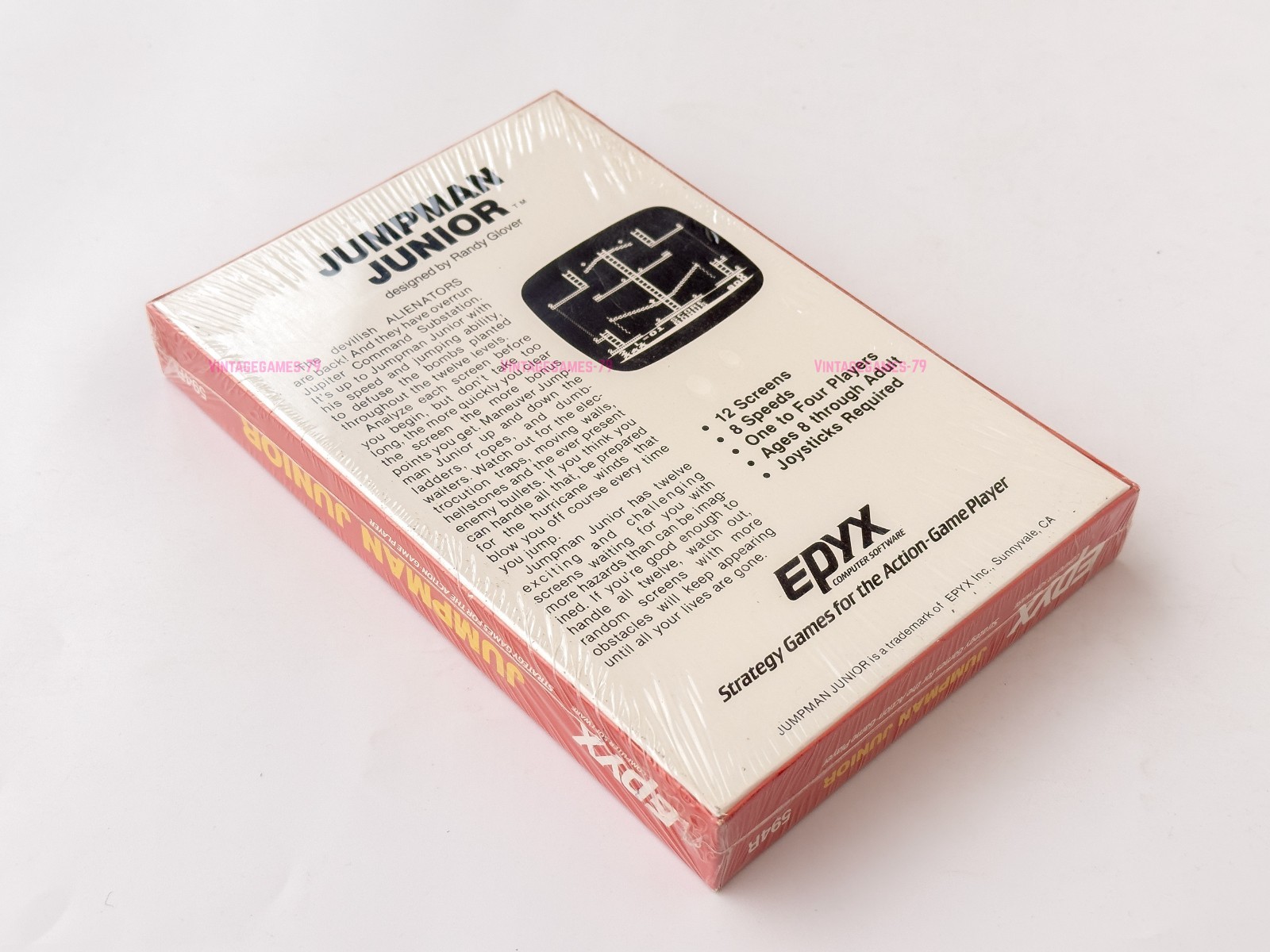 Jumpman Junior - Epyx - 1983 / Atari 8-bit - Sealed