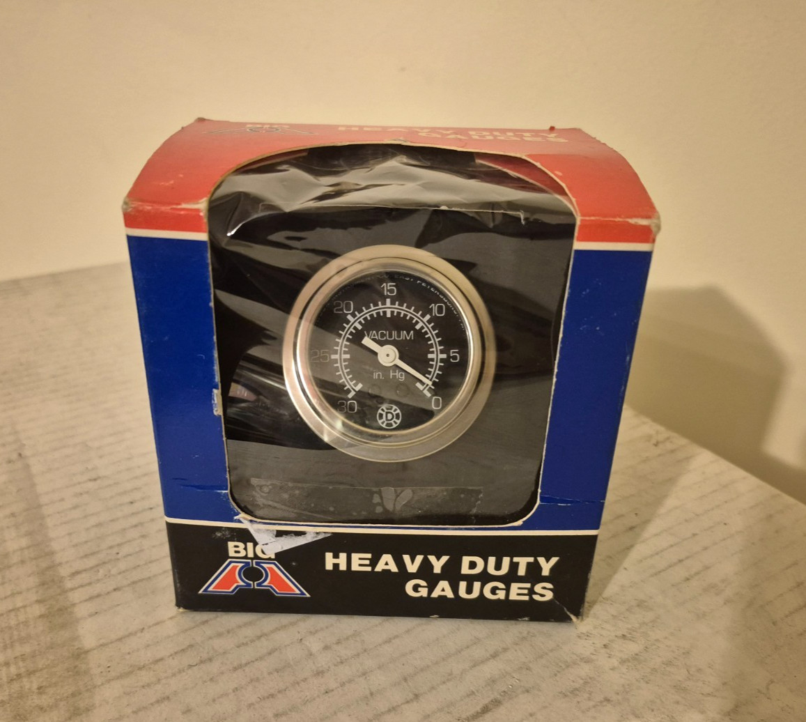 Datcon Mechanical Vacuum Gauge 0-30 in of Hg 10837 2  1/16"-Gauge and Mount Only