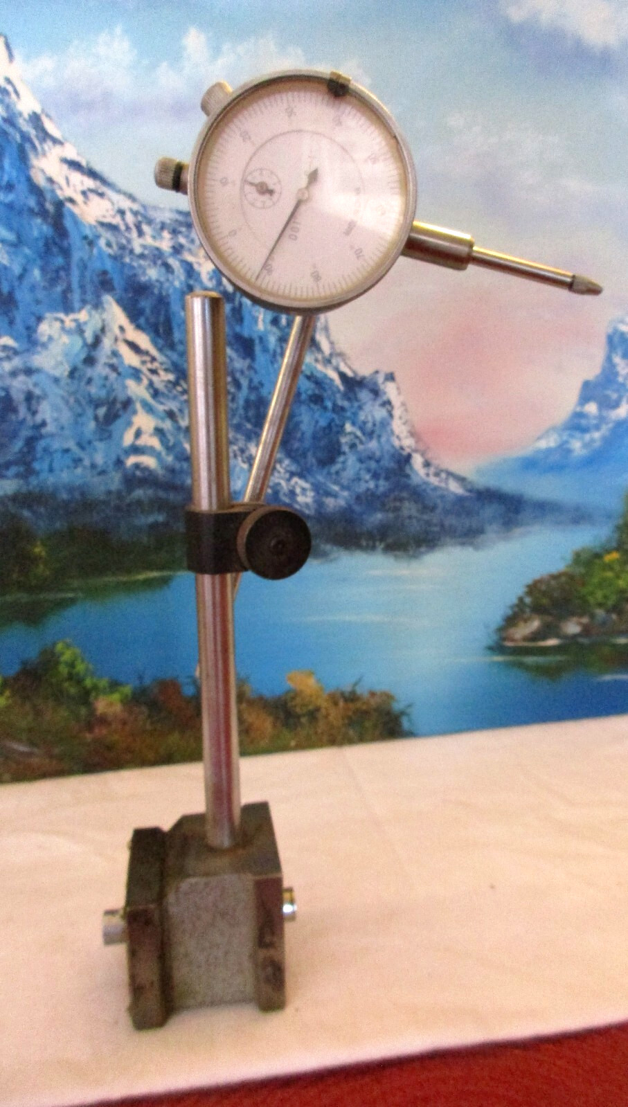 Enco Magnetic Indicator Base Model No. 625-0302 Made in India Dial Made in China