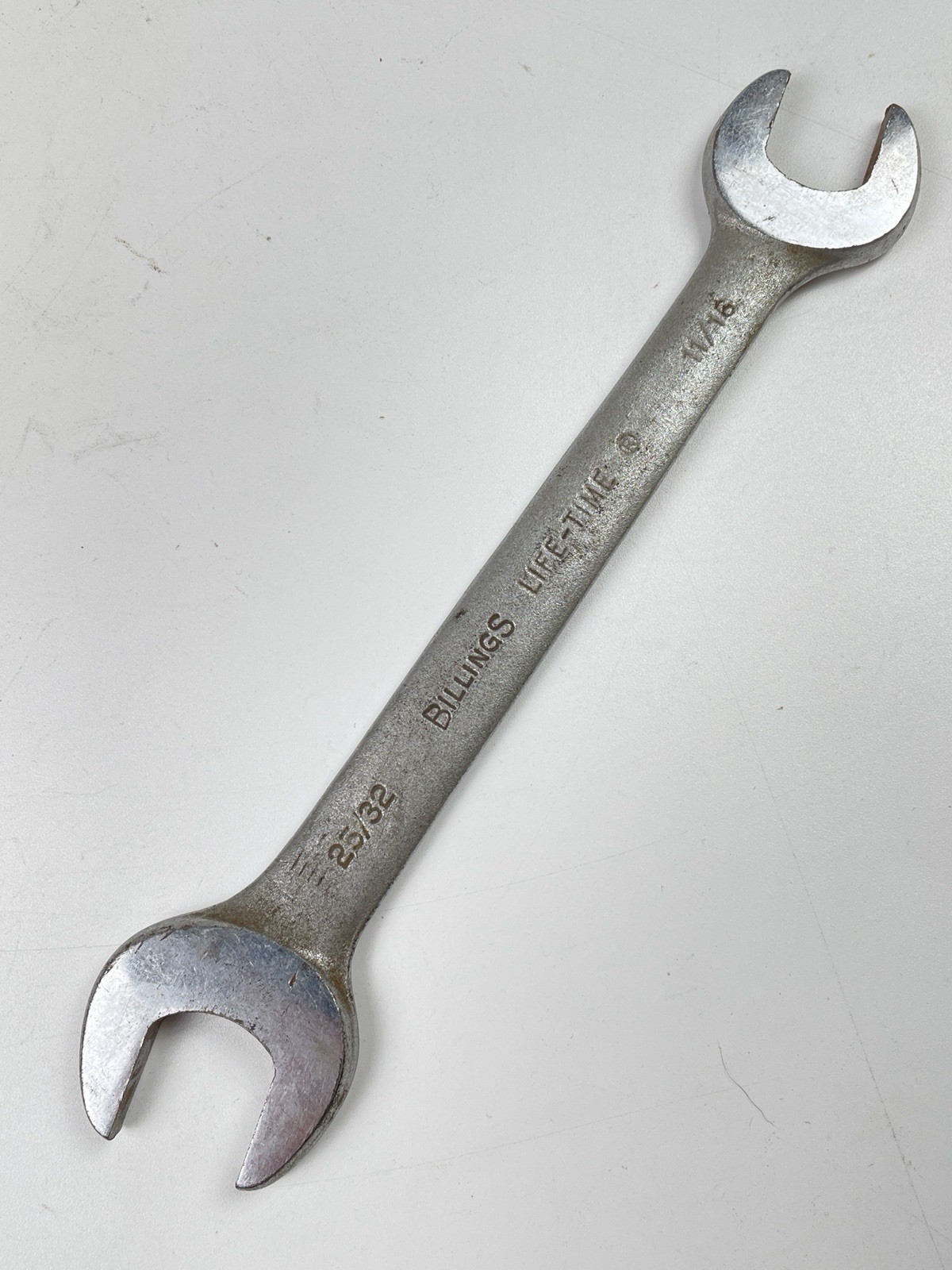 BILLINGS ( 11/16” x 25/32") Double Open End Wrench, Part# L1029 Made In USA