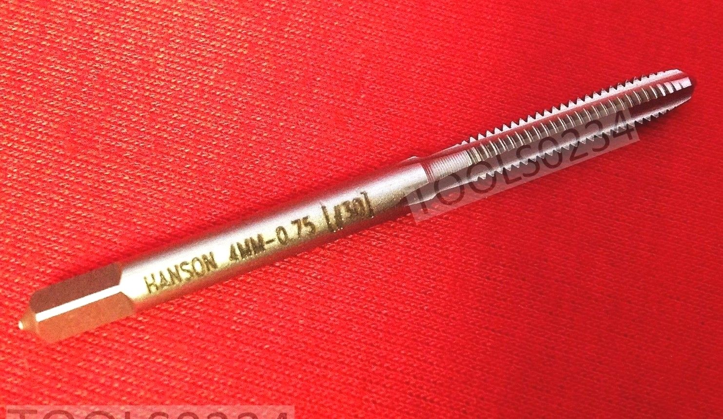 M4 X .75 Plug Hand Tap Metric 4MM Irwin 8318 Carbon Steel 4FL RH USA 4 Flute