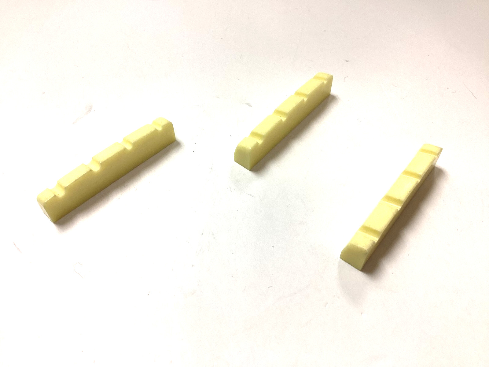 Bass Guitar Nut (3) PLastic Bone Color