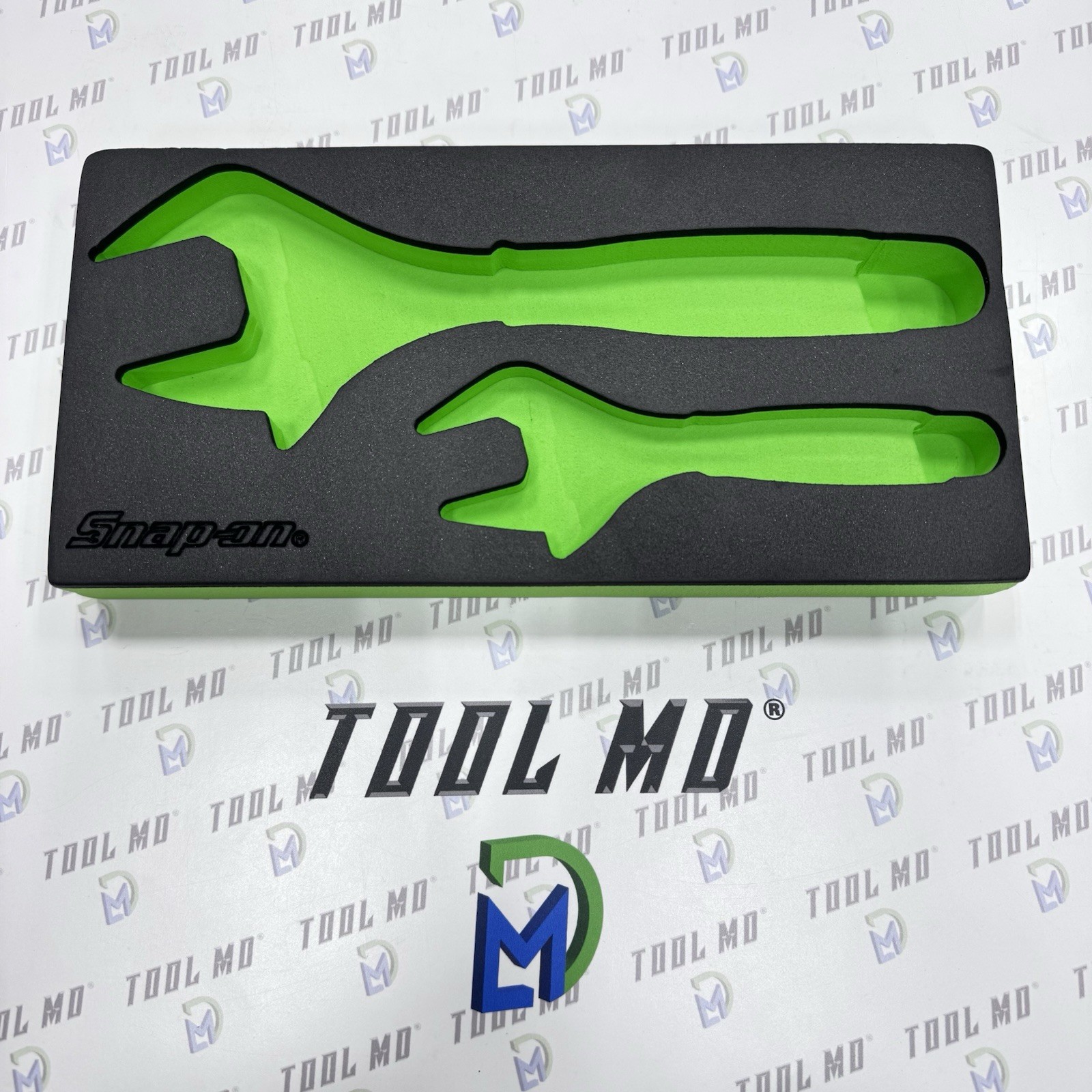 Snap-on Tools GREEN FOAM ORGANIZER for 2pc Wide Mouth Adjustable Wrenches