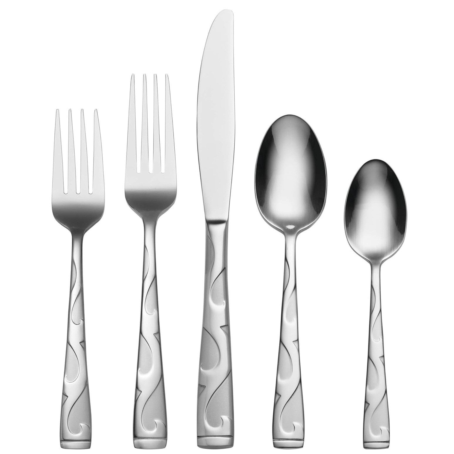 Oneida Tuscany Stainless Steel 45pc. Flatware Set (Service for Eight)