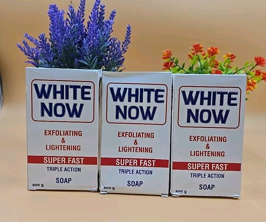 3 pack White Now triple action whitening soap  200g