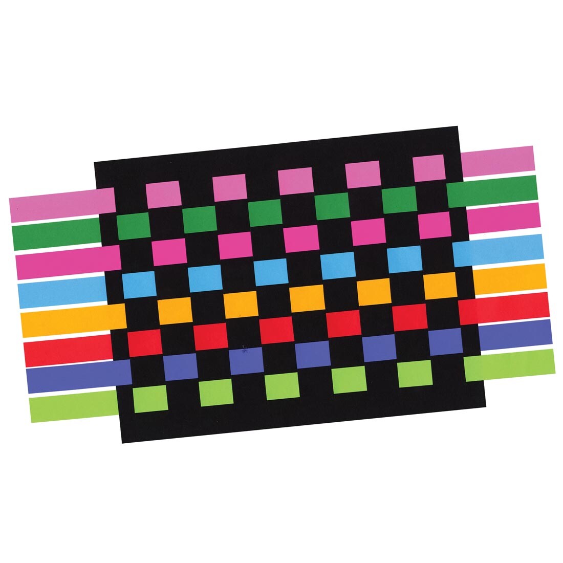 Hygloss Bright Paper Strips Weaving Kit