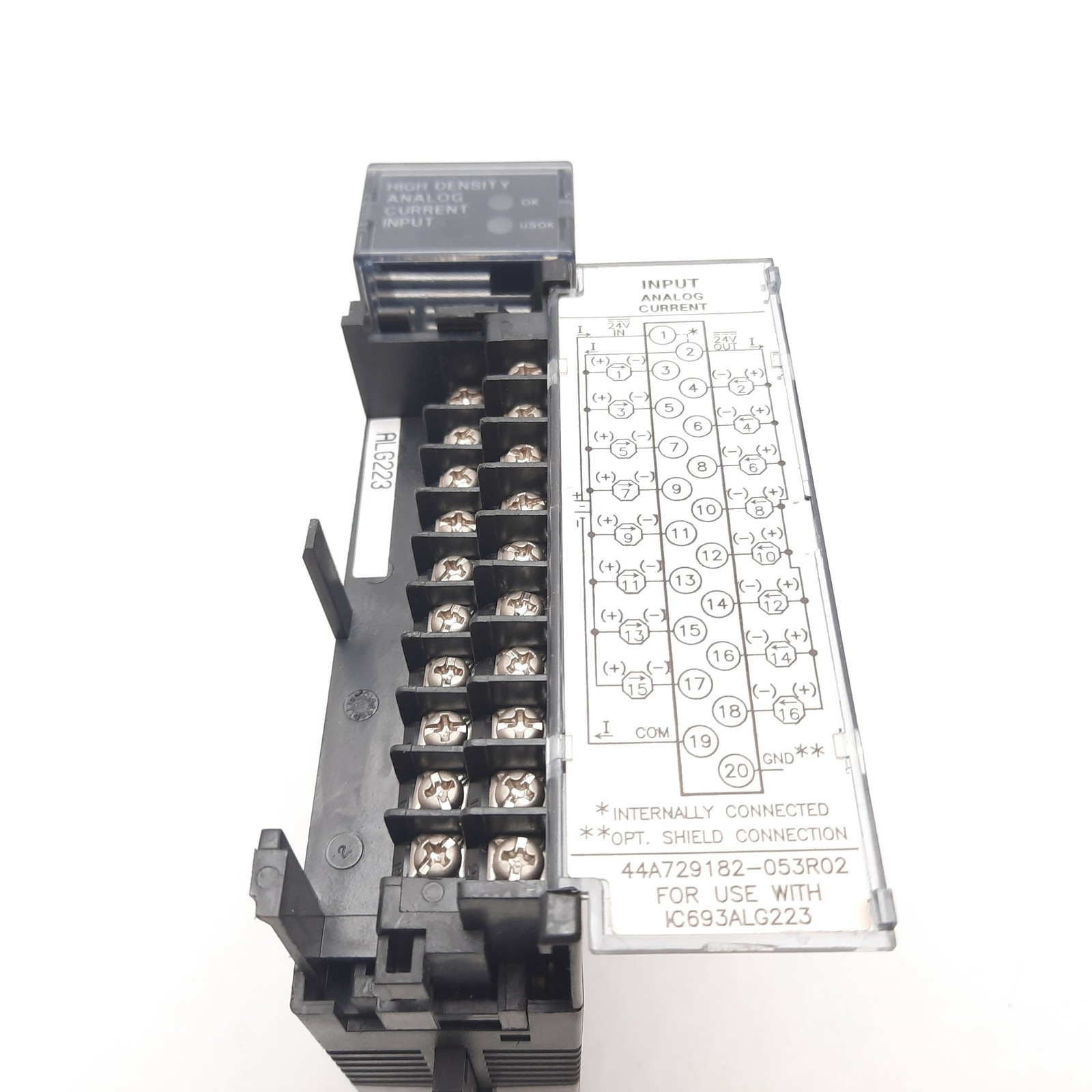 GE Fanuc IC693ALG223C PLC Analog Current Input Module, 16-Point, 4-20mA