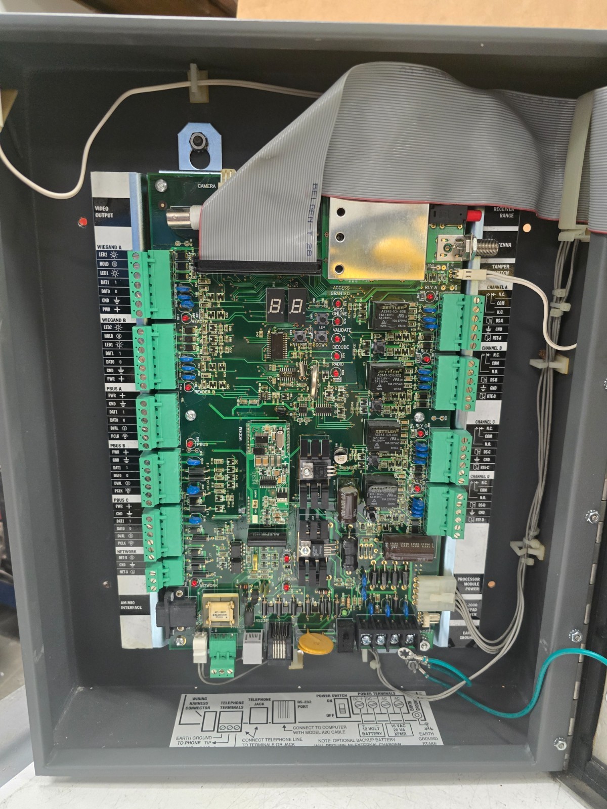 Linear AE1000 Telephone Entry System + (2) Card Interface+ (2) Reader-Free S/H!